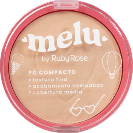 Pó Facial Compacto C10 - Melu By Ruby Rose