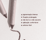 Lápis para Olhos Bordô Eyeliner Ruby - Océane