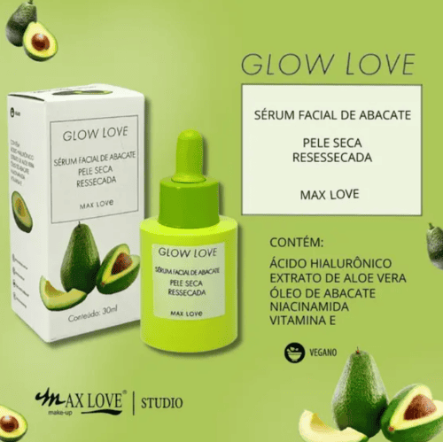 Sérum Facial Glow Love Abacate - Max Love