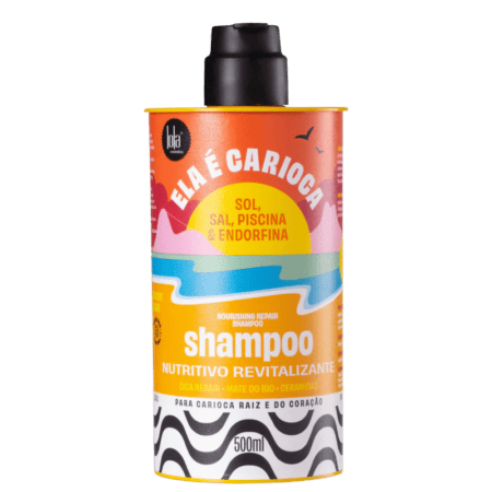 Ela é Carioca Sol, Sal, Piscina & Endorfina Shampoo Nutritivo 500ml - Lola