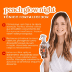 Peach Glow Night Tonico Fortalecedor 200ml - Virá Cosméticos
