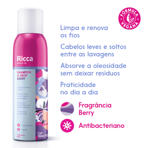 Shampoo a Seco Menta 150ml - Ricca
