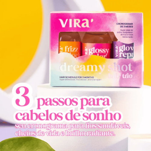 Dreamy Shot Trio de Ampolas Superconcentradas 3x 15ml - Virá Cosméticos