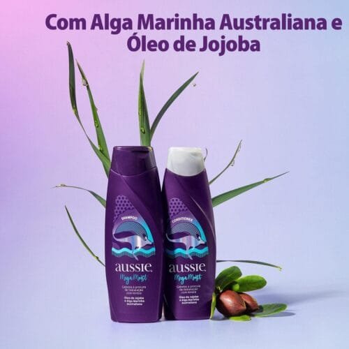 Shampoo Mega Moist Super Hidratação 180ml - Aussie`
