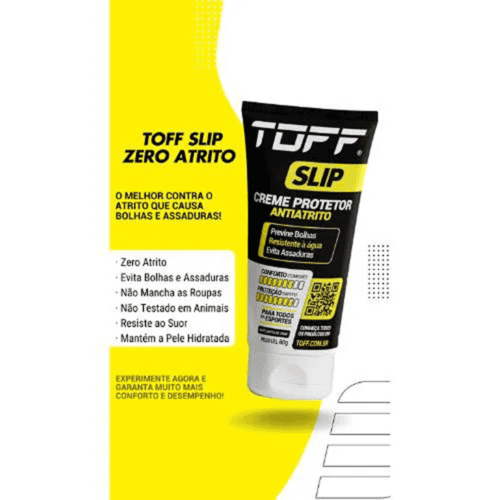 Creme SLIP 60gr Reduz Atrito E Evita Assaduras Rapidamente - TOFF