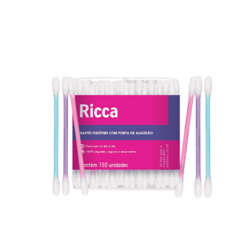 Hastes Flexíveis com 150un - Ricca