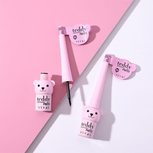 Delineador Líquido Preto Teddy - Vivai