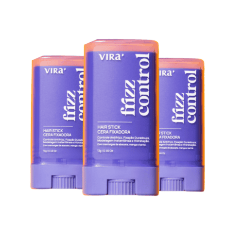 Frizz Control Hair Stick Cera Fixadora 13g - Virá Cosméticos