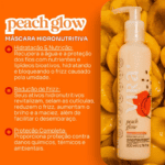 Peach Glow Mascara Condicionante Hidronutritiva 200ml - Virá Cosméticos