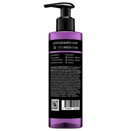 Óleo de Limpeza OL-01 Demaquilante 200ml - Principia