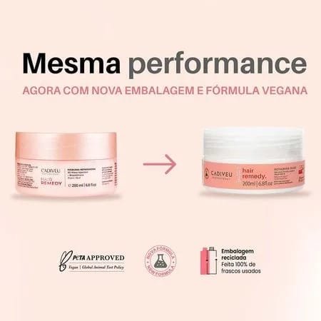 Máscara Capilar Hair Remedy - Cadiveu