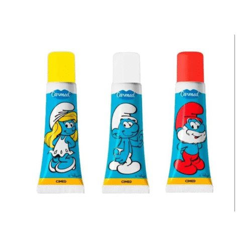 Hidratante Labial Surpresa Smurfs - Carmed