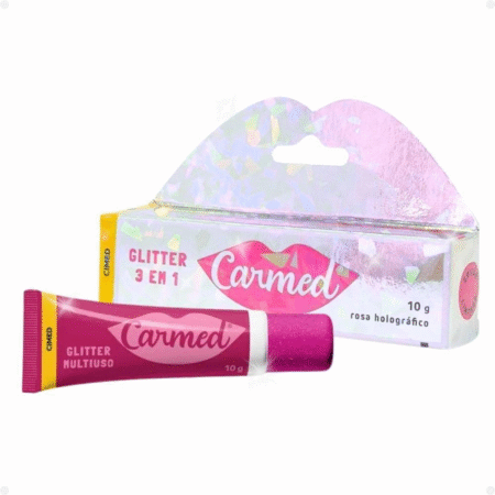 Hidratante Labial  Glitter 3 Em 1 - Carmed