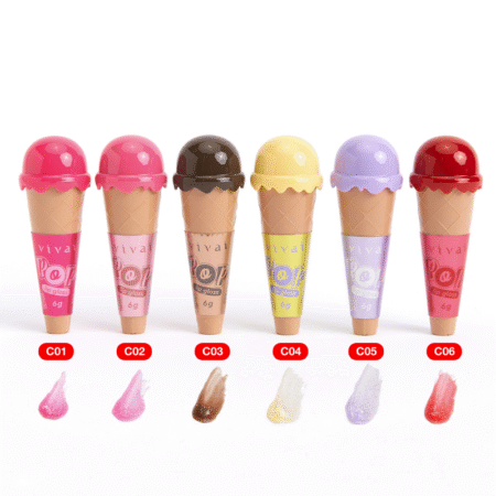 Lip Gloss Casquinha de Sorvete Pop - Vivai