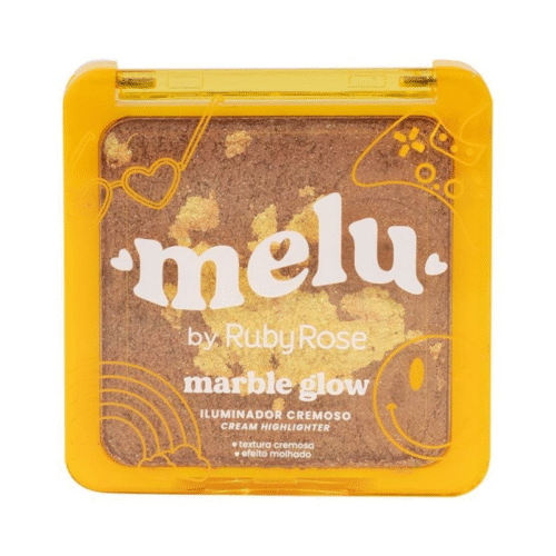 Iluminador Cremoso Marble Glow Beach Sunset - Melu By Ruby Rose