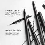 Lápis de Olhos Retrátil Preto - Eyeliner Black - Oceane