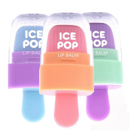 LIP BALM ICE POP - PINK 21