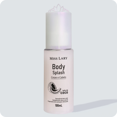 Body Splash Corpo e Cabelo Leite de coco - Miss Lary