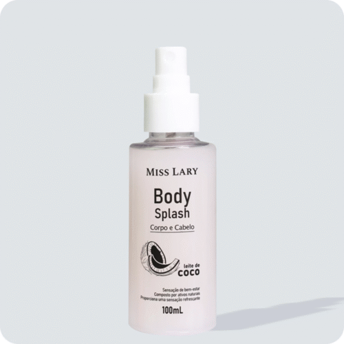 Body Splash Corpo e Cabelo Leite de coco - Miss Lary