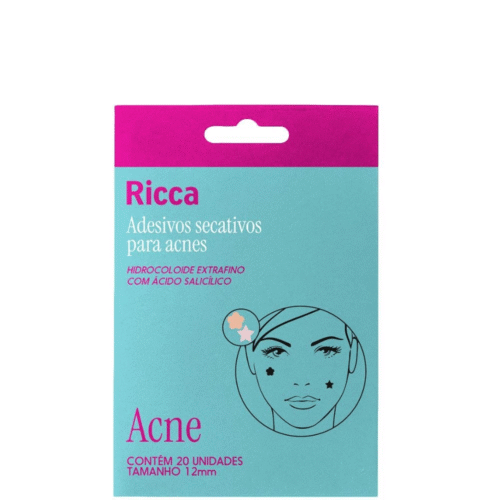 Adesivo Secativo para Acne Flor e Estrela - Ricca
