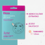 Adesivo Secativo para Acne Flor e Estrela - Ricca