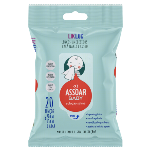 Assoar Baby - Lenços umedecidos para nariz - LikLuc