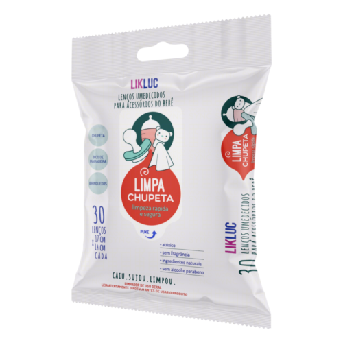 Limpa Chupeta – Lenços umedecidos higienizadores - LikLuc