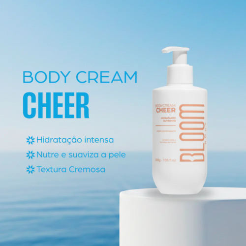 Cheer Body Cream - Desodorante Hidratante 200g - Bloom
