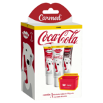 Kit Carmed Coca-Cola com 3 Hidratantes Labiais + Engradado Colecionável – Carmed