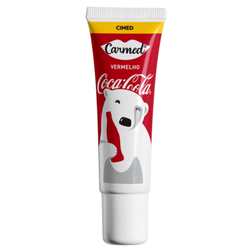 Kit Carmed Coca-Cola com 3 Hidratantes Labiais + Engradado Colecionável – Carmed