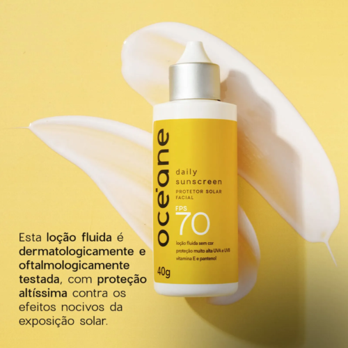 Protetor Solar Facial Fps 70 / Daily Sunscreen - Oceane