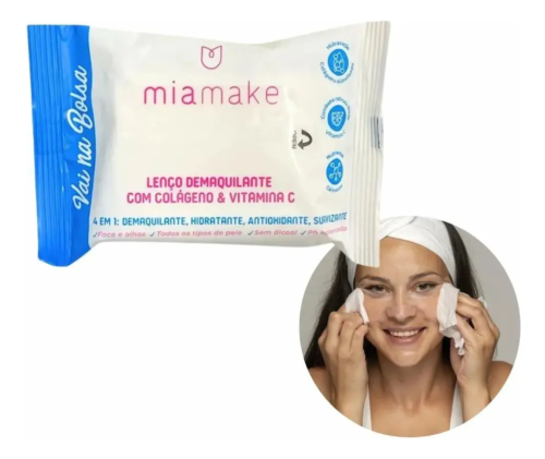 Lenço Demaquilante Vai Na Bolsa - Mia Make