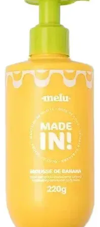 Loção Hidratante Desodorante Corporal Mousse De Banana Made In - Melu
