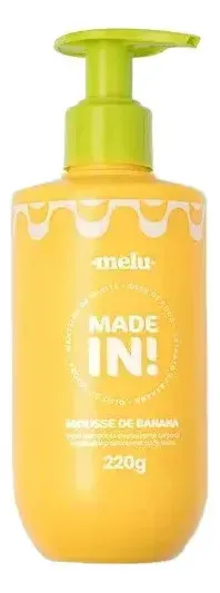 Loção Hidratante Desodorante Corporal Mousse De Banana Made In - Melu