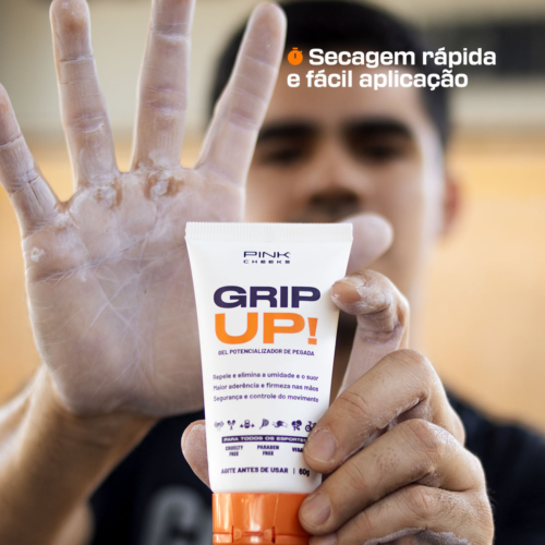 Grip Up! Gel Potencializador de Pegada  - Pink Cheeks Vencimento JUL/26