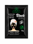 Kit 3 Máscaras Faciais Black Peel Off Carvão Ativado 10g - Phállebeauty