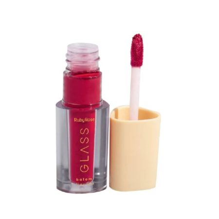 Batom Liquido Velvety Glass BG07 - Ruby Rose Vencimento NOV/26