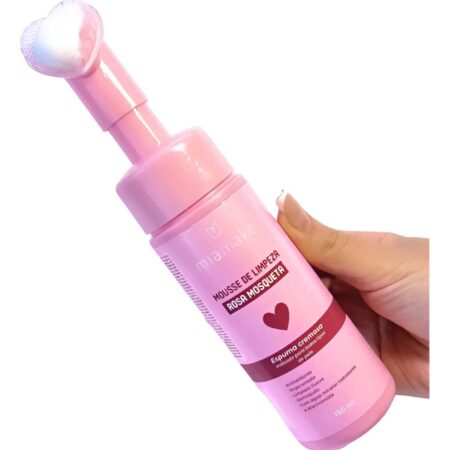 Mousse de Limpeza Rosa Mosqueta - Mia Make