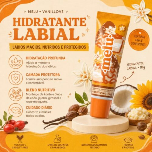 Hidratante Labial Vanillove - Melu