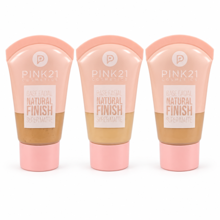 Base Facial Natural Finish Soft Matte - Pink 21