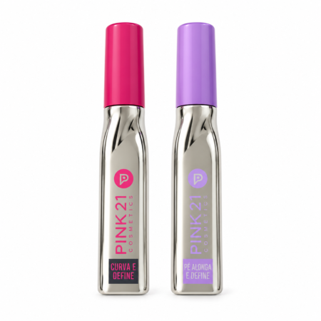 Máscara para Cílios Curva & Volume ou Alonga & Define - Pink 21