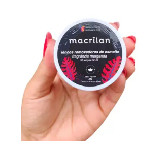 Lenços Removedores de Esmalte - Macrilan
